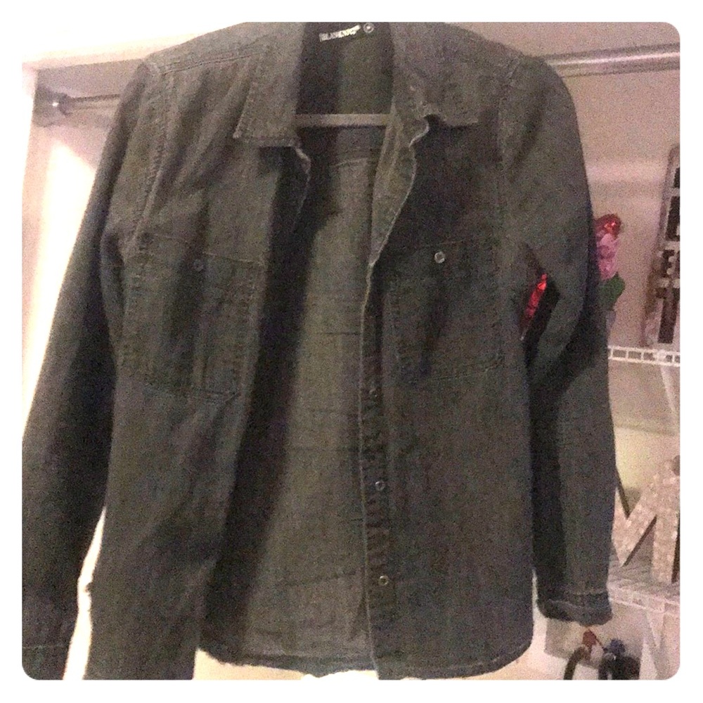 Button down jean shirt